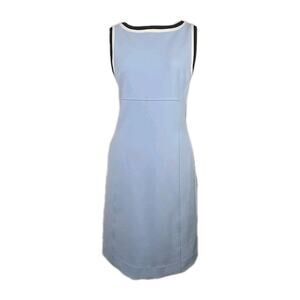 etcetera Blue Preppy Thick Fabric Sleeveless Dress w/Pockets Size 6